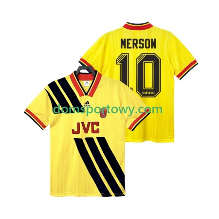 Koszulka Arsenal MERSON 10 1993 Retro Wyjazdowe Koszulki Piłkarskie 1994 Krótki Rękaw